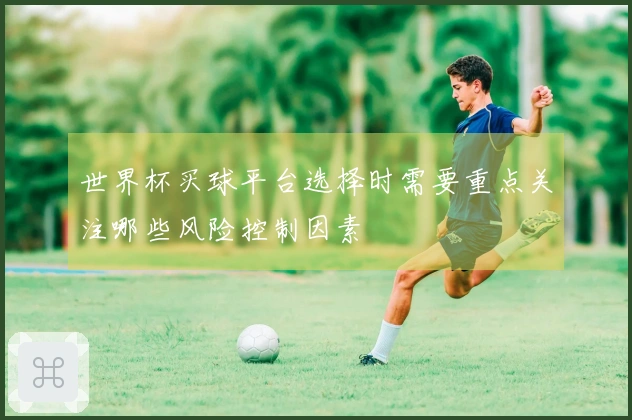 世界杯买球平台选择时需要重点关注哪些风险控制因素